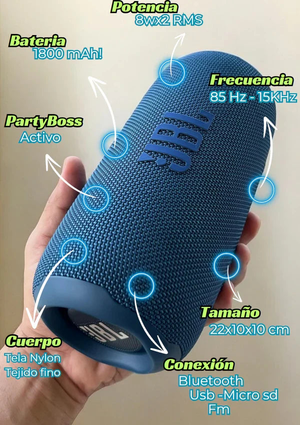 Parlante JBL Flip6 Max 2024