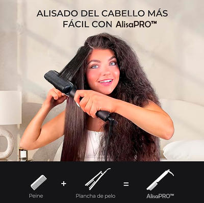 PEINE ALISADOR DE CABELLO 100%