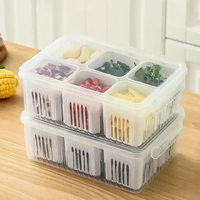 Organizador de Refrigerador con Divisiones.