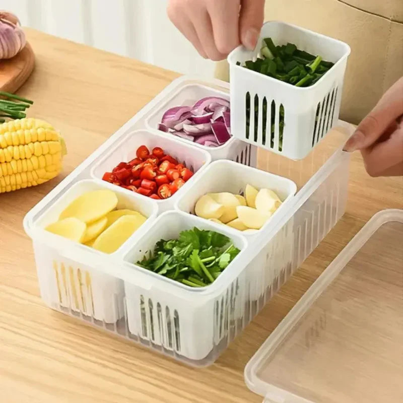 Organizador de Refrigerador con Divisiones.